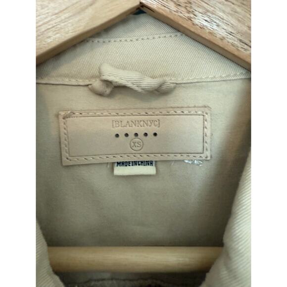 BlankNYC cropped Full Zip Twill Utility Jacket XS - Picture 4 of 13